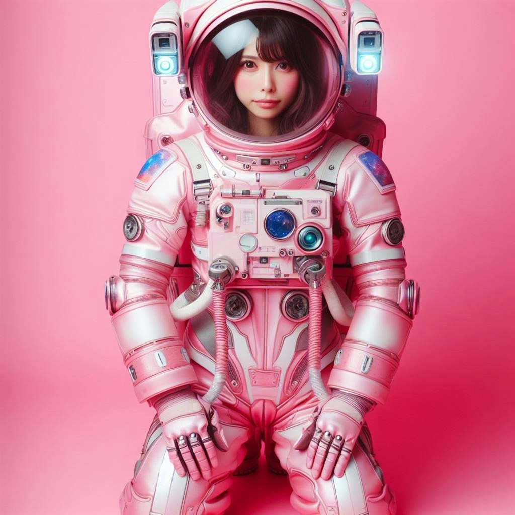 ピンクな宇宙服2 by Bing