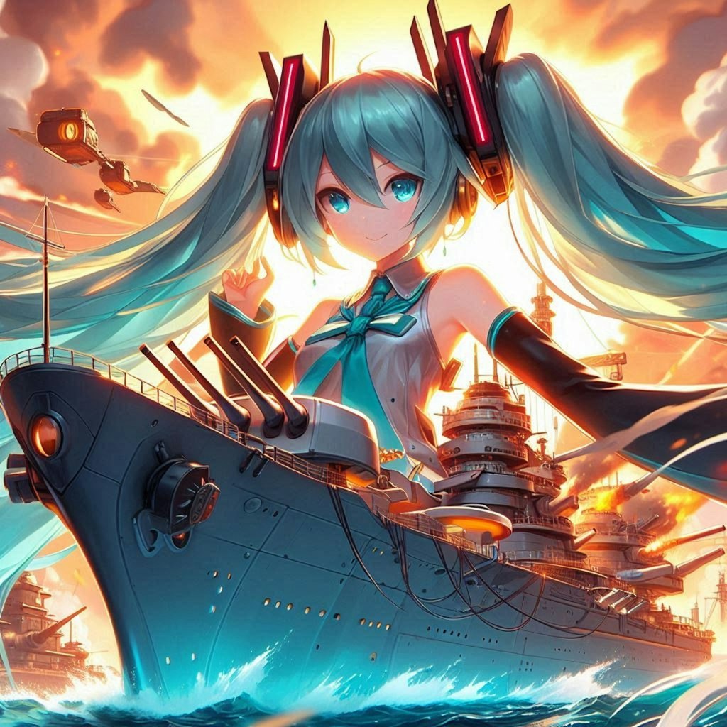 戦艦ヤマトと初音ミク