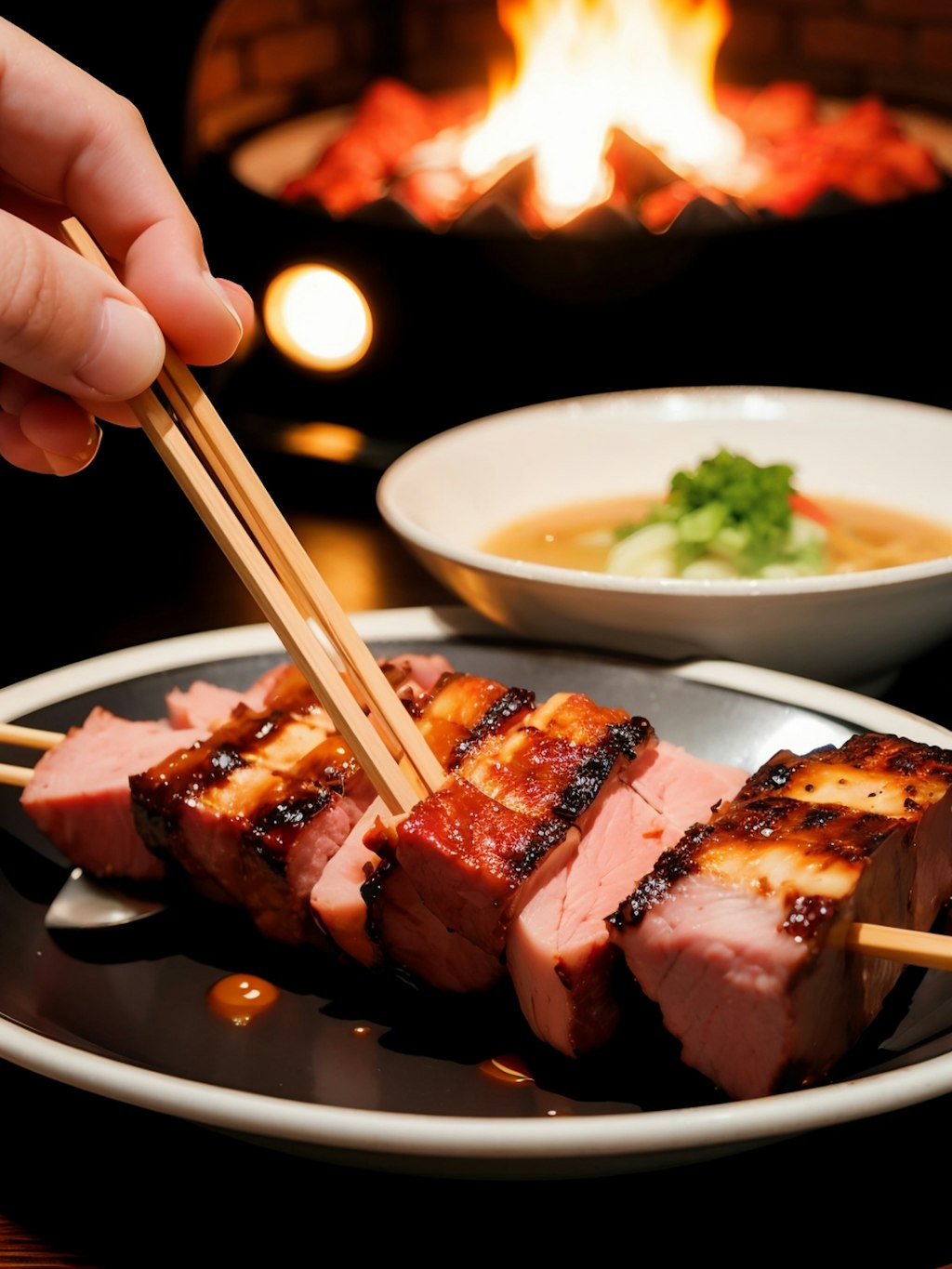 王道の🍖🍖🥩エプロン