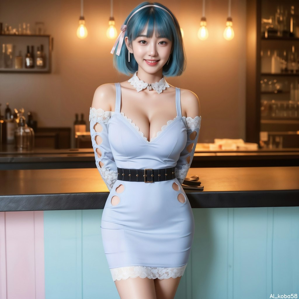 Vol127_tight mini Dress