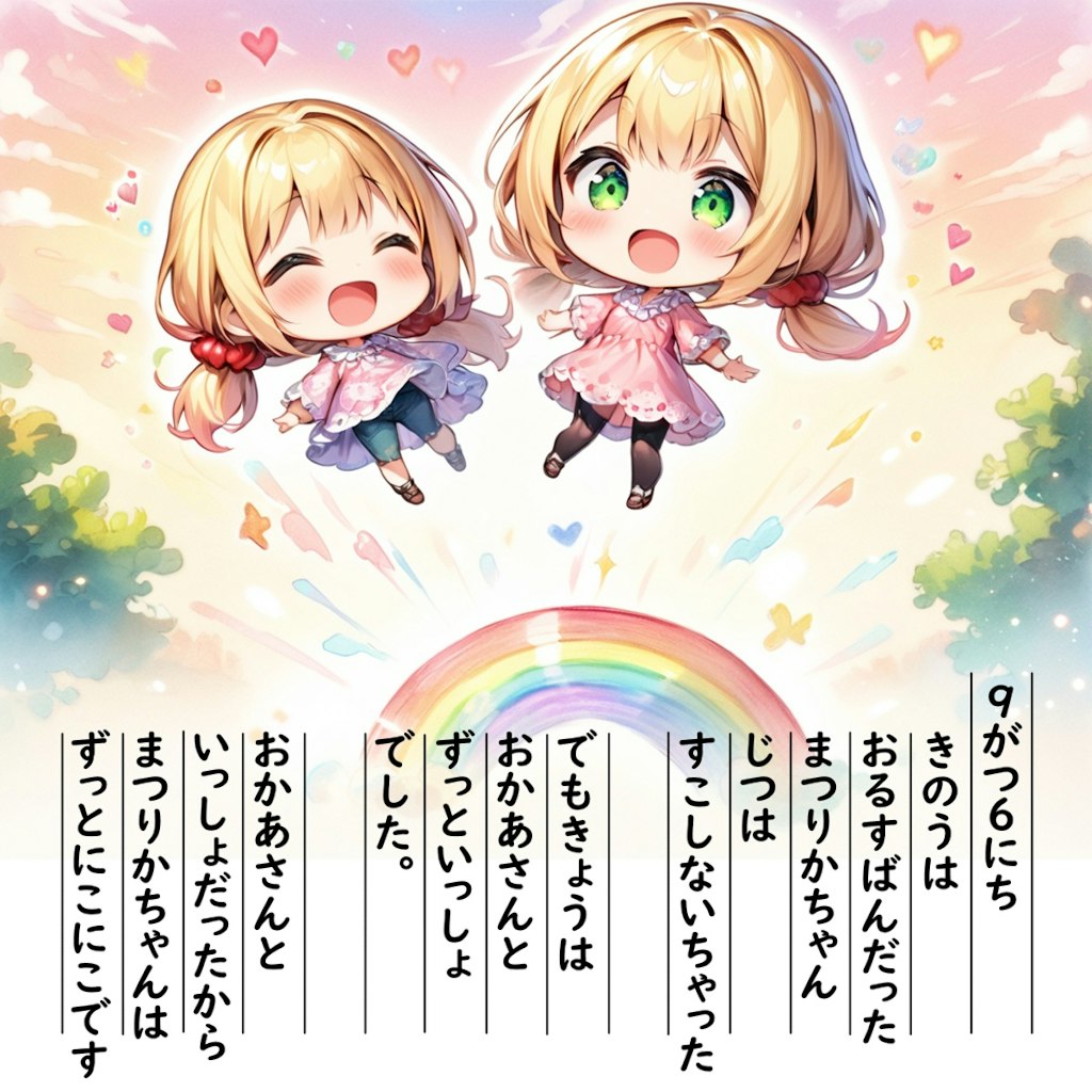 【絵日記】やっぱりおかあさんといっしょ