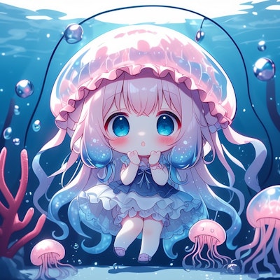 海が怖いクラゲ少女