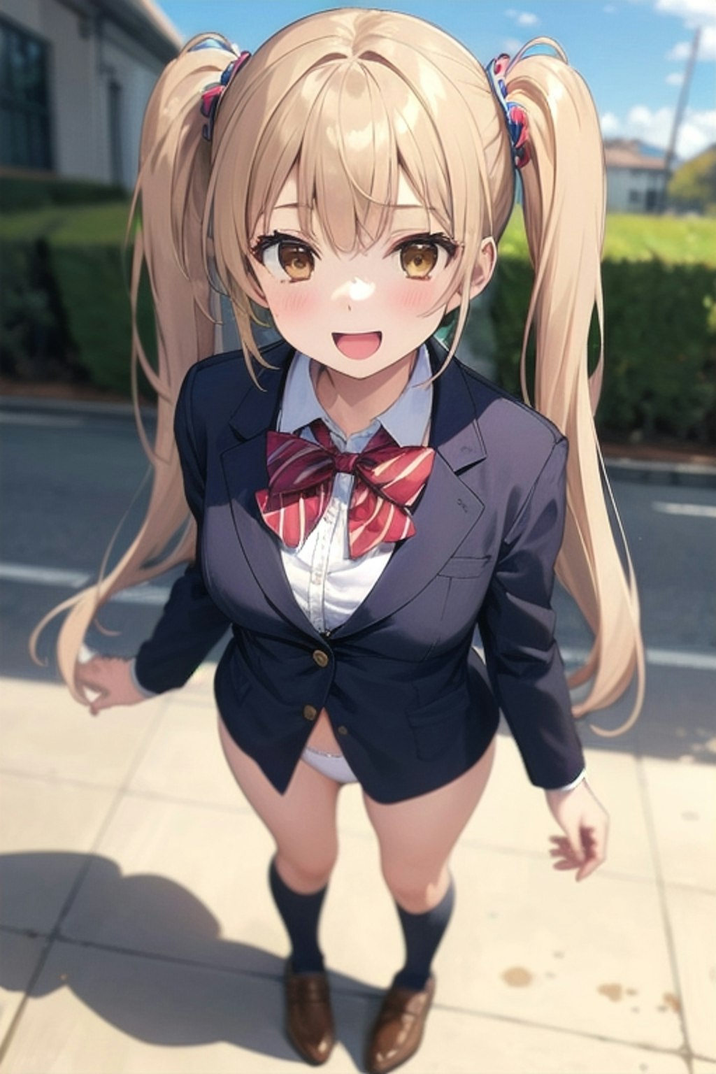 School twintails girl