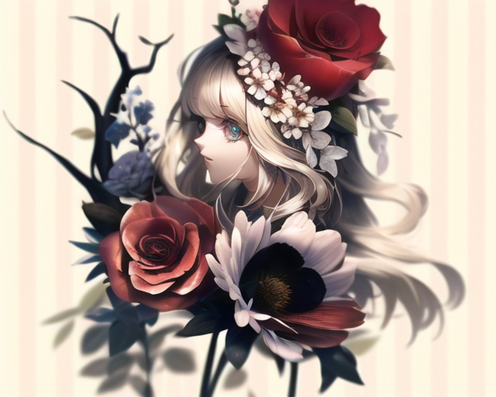 暁月に咲く花（オリジナル）