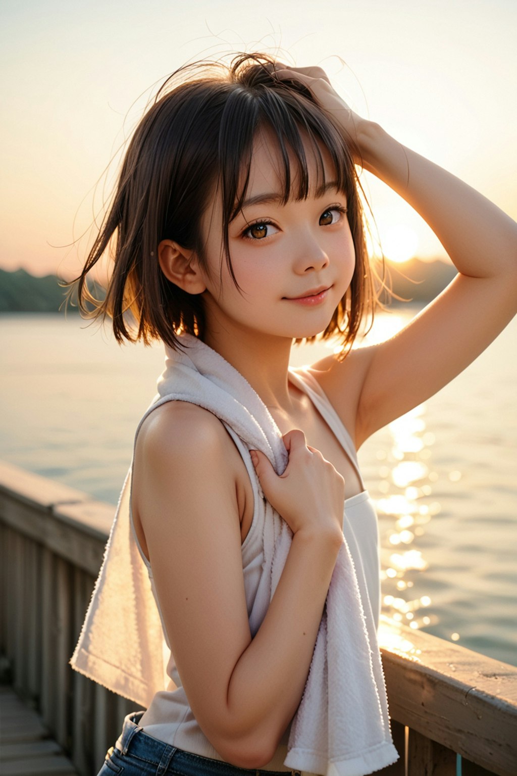 晩夏の元気娘