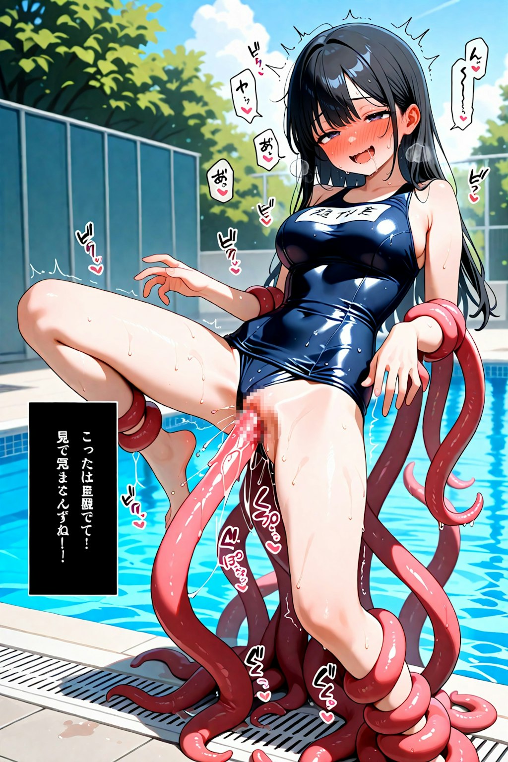 これが水泳の補修ですか～♡