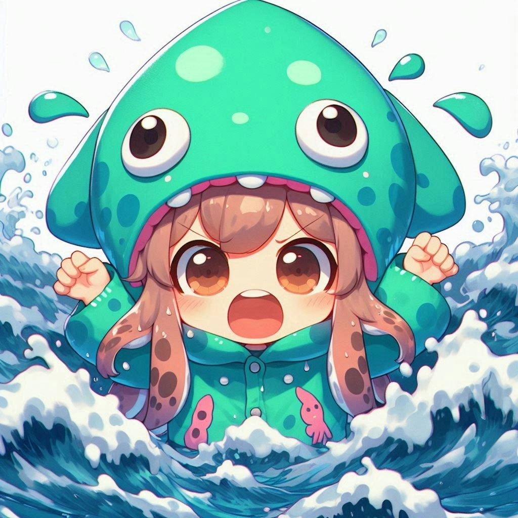 イカが怒(いか)った‼️
