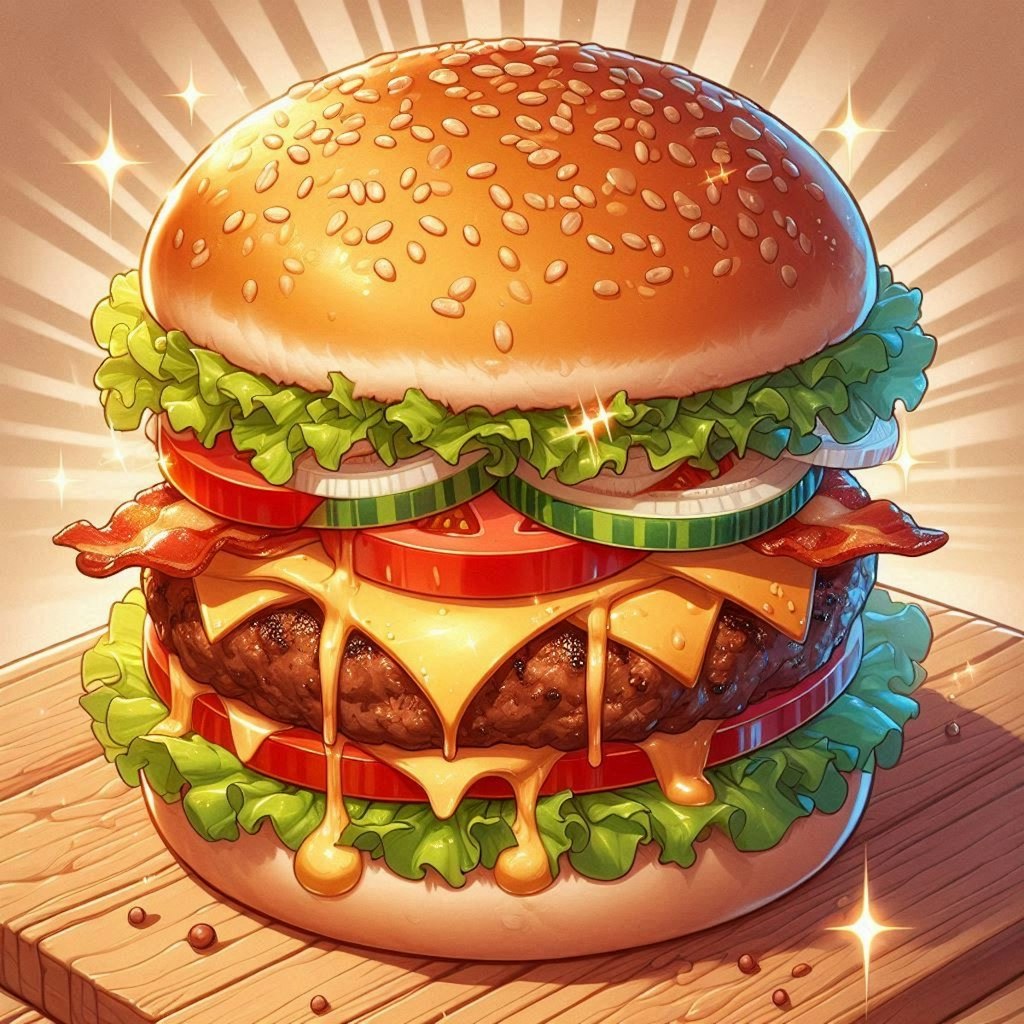 飯テロハンバーガー