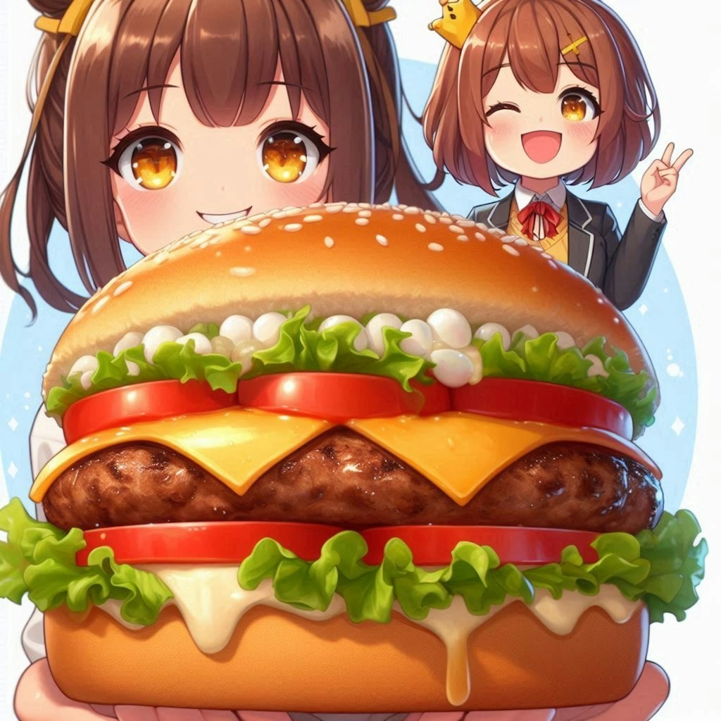 飯テロハンバーガー