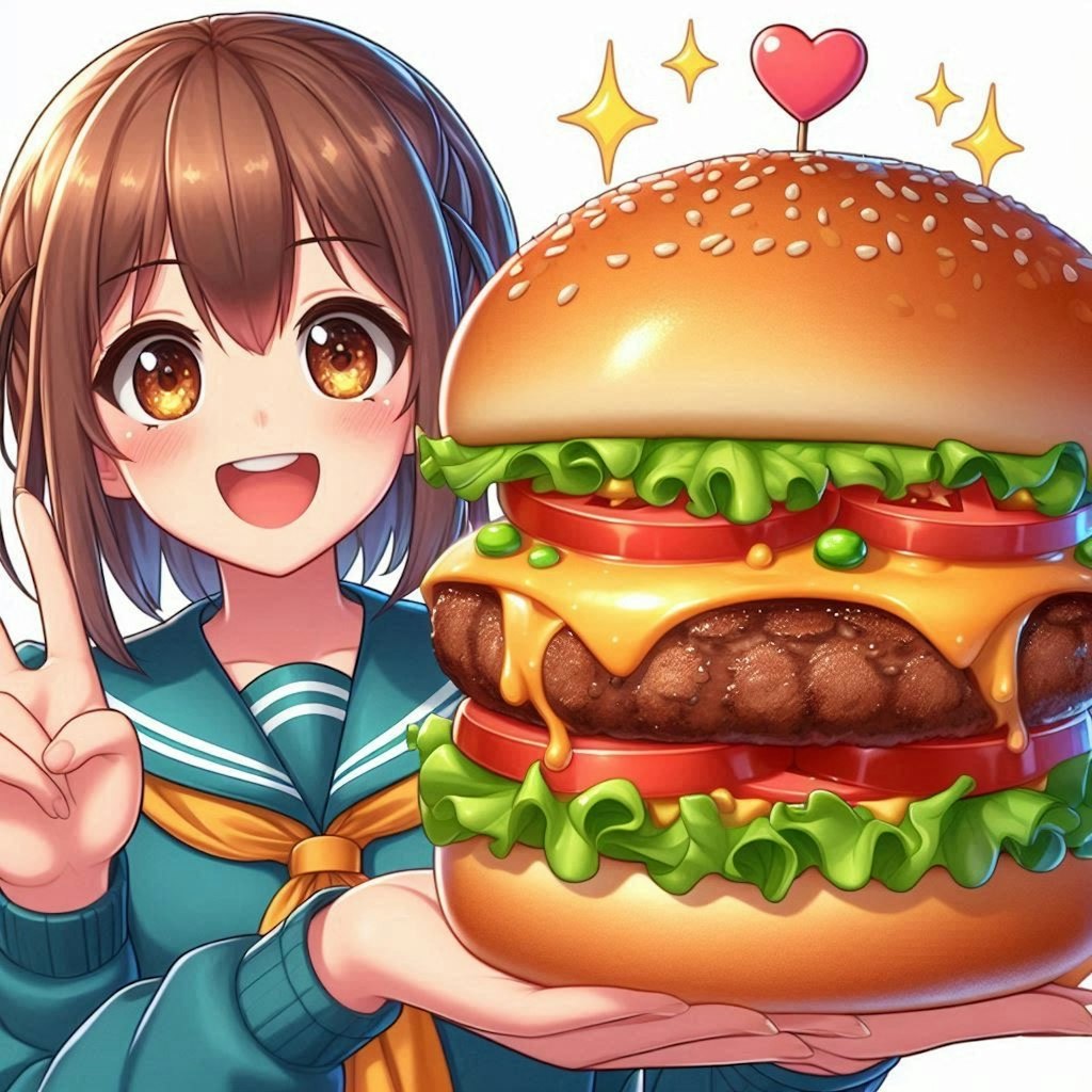 飯テロハンバーガー