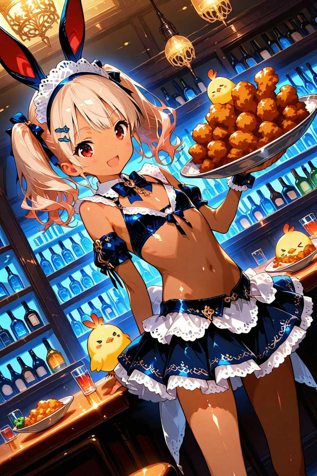 唐揚げとひよこ