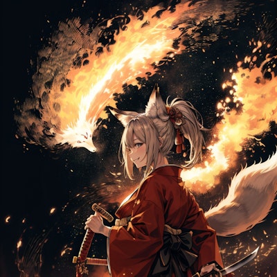 狐火の剣士