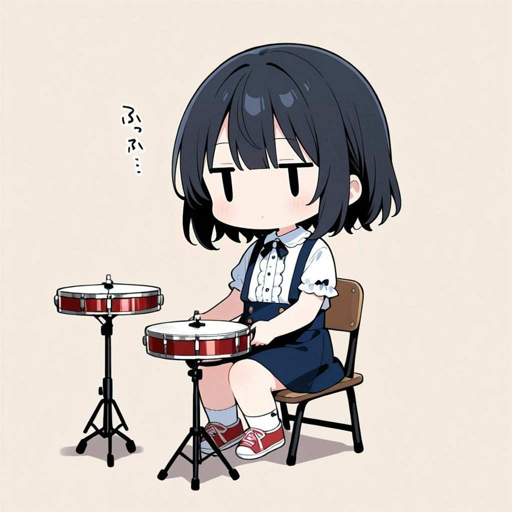 ドラムを叩いてみる