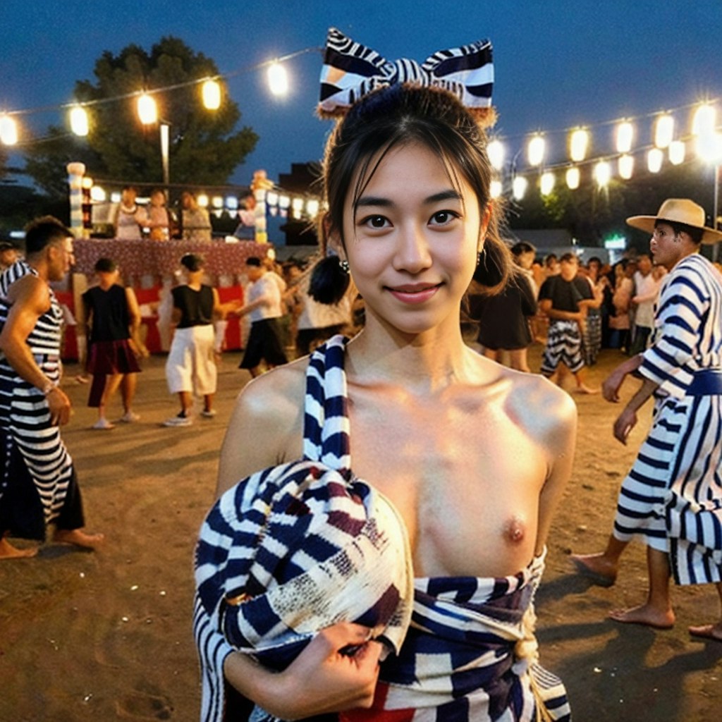 盆踊り女子