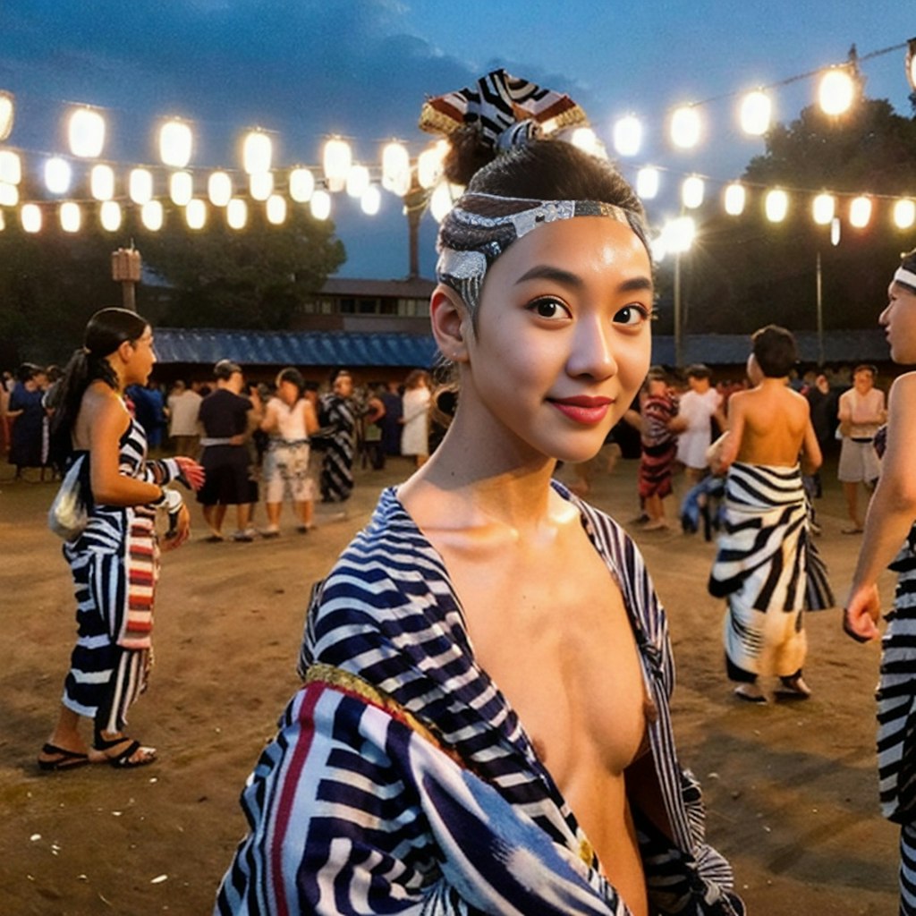 盆踊り女子