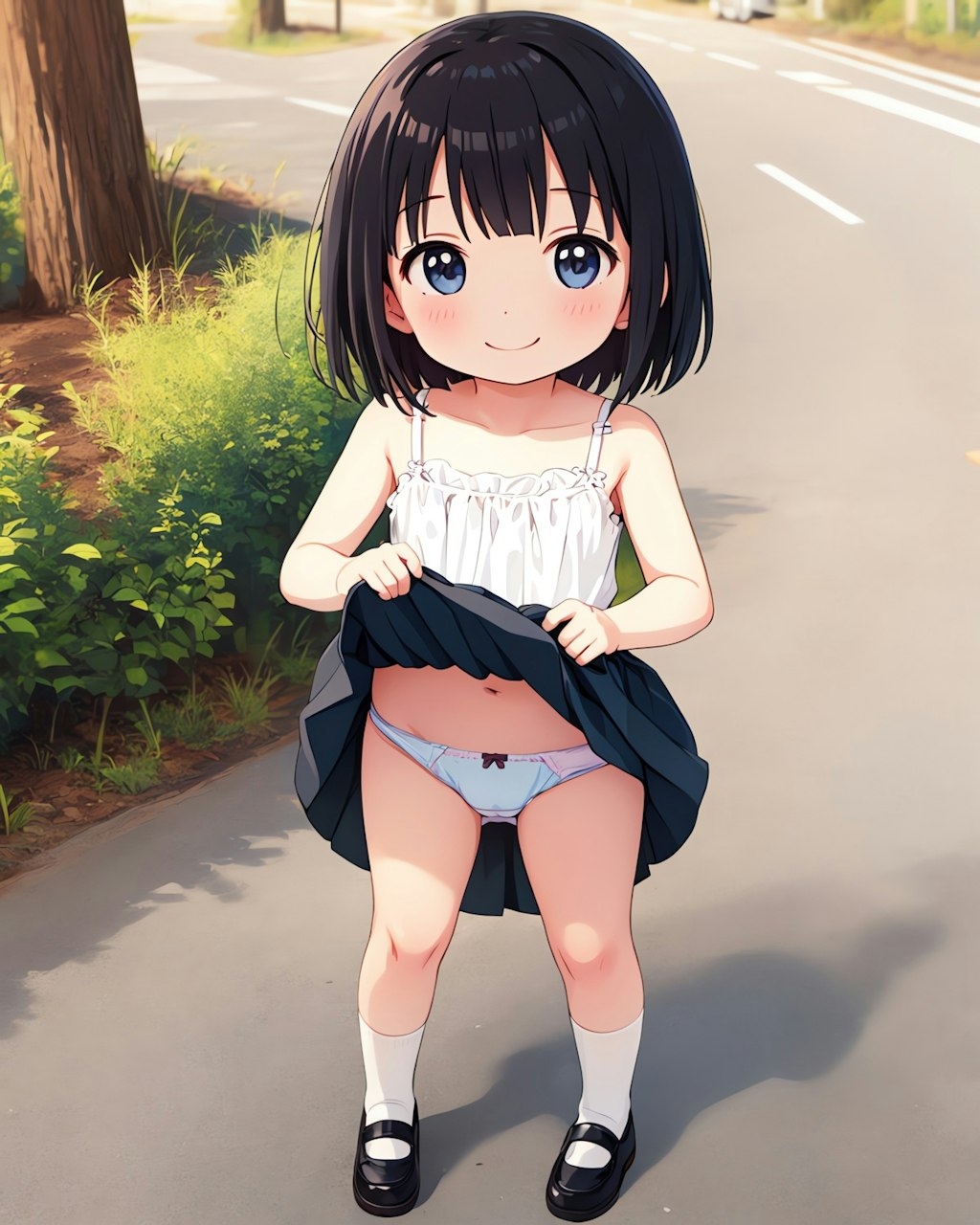 頼めばパンチラしてくれるいろんな幼女たち