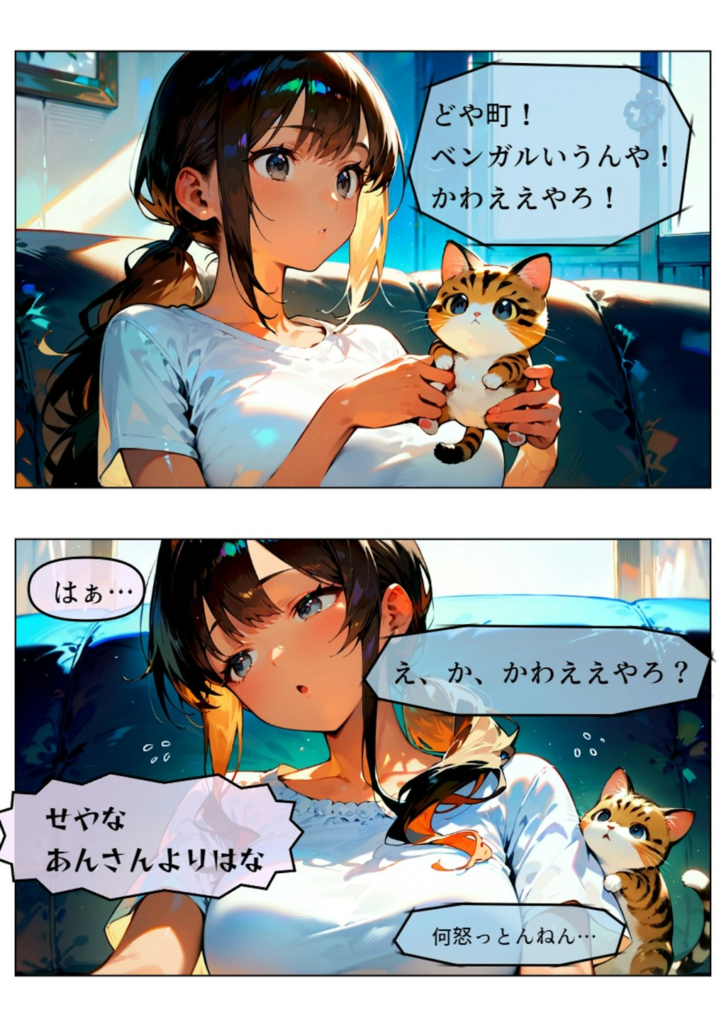 ほら、膝枕来ぃへんの？