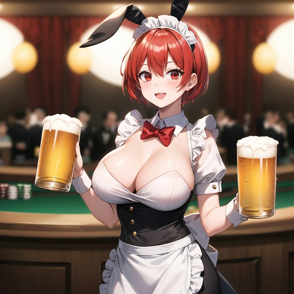 ビールの売り子（メイドバニー）さん