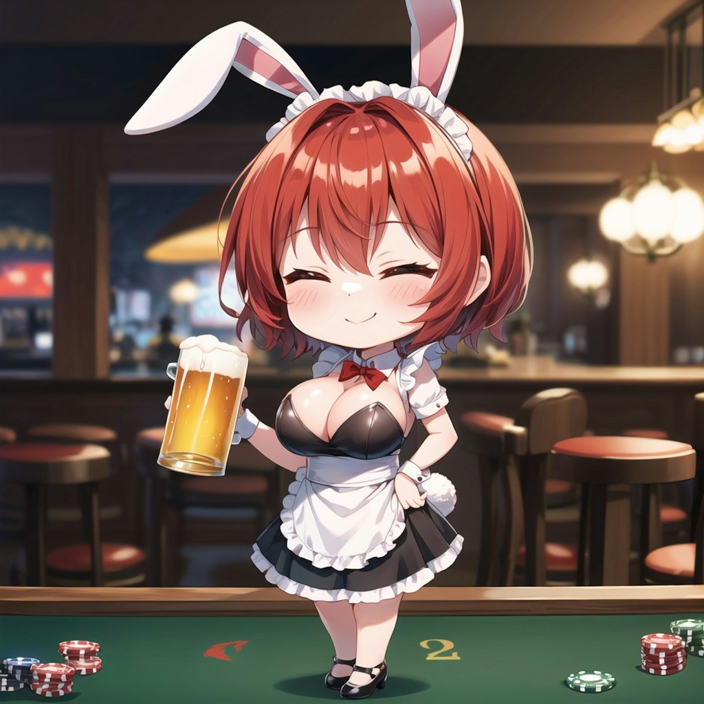 ビールの売り子（メイドバニー）さん