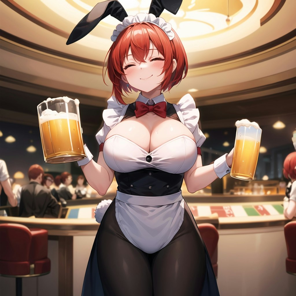 ビールの売り子（メイドバニー）さん