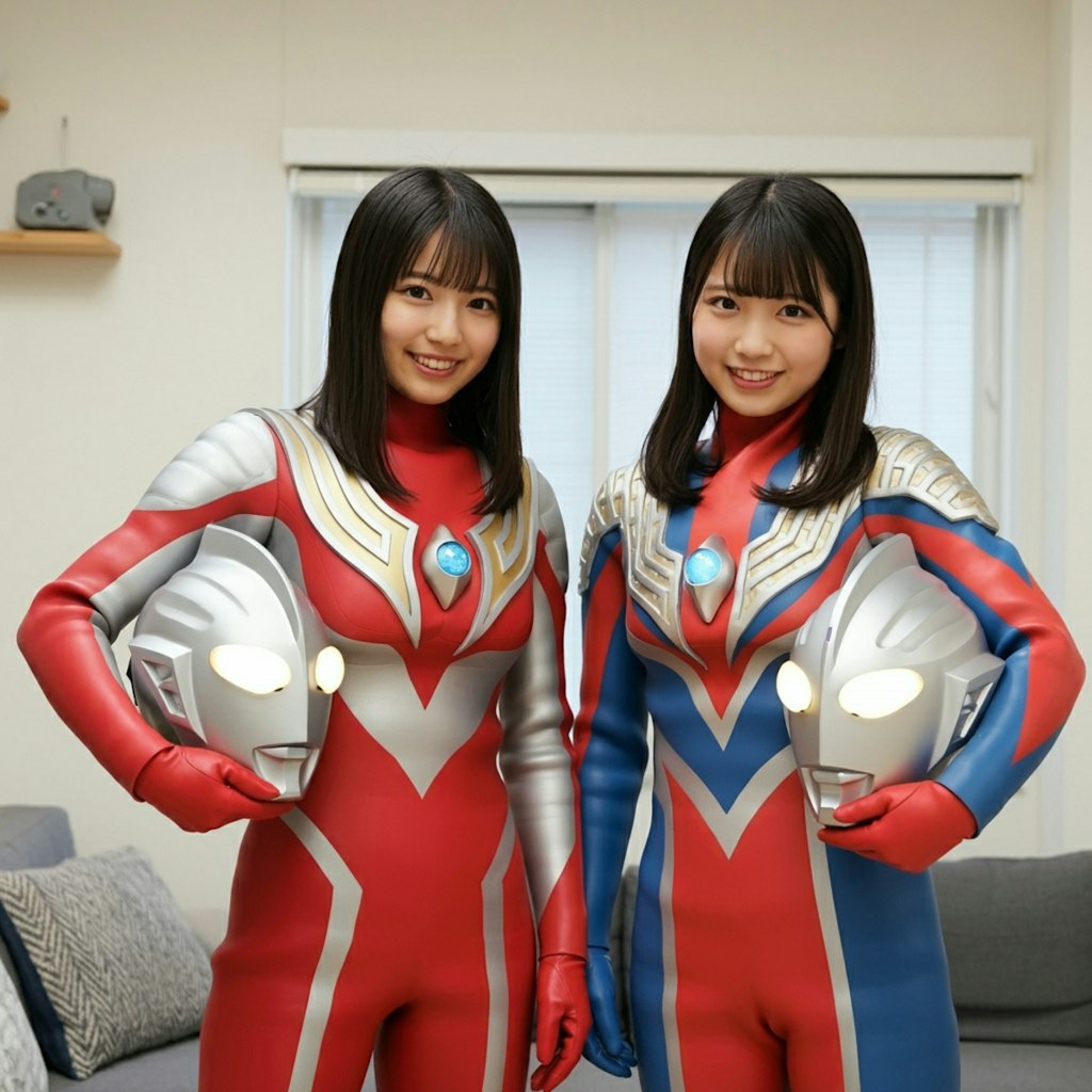 ウルトラウーマン2人