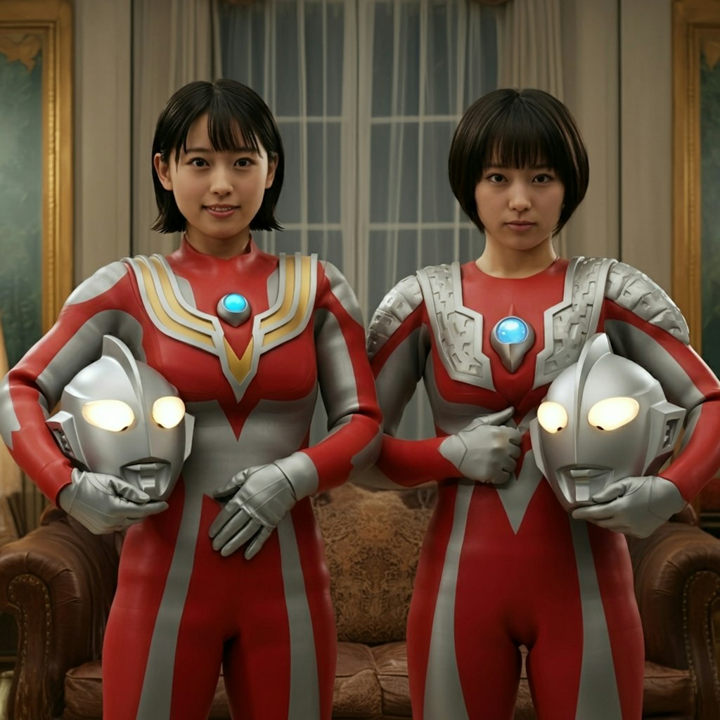 ウルトラウーマン2人