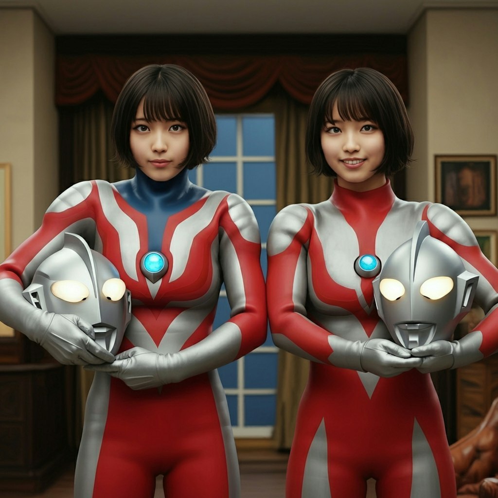 ウルトラウーマン2人