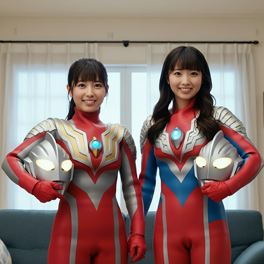 ウルトラウーマン2人