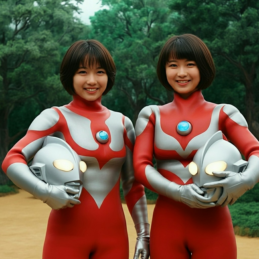 ウルトラウーマン2人