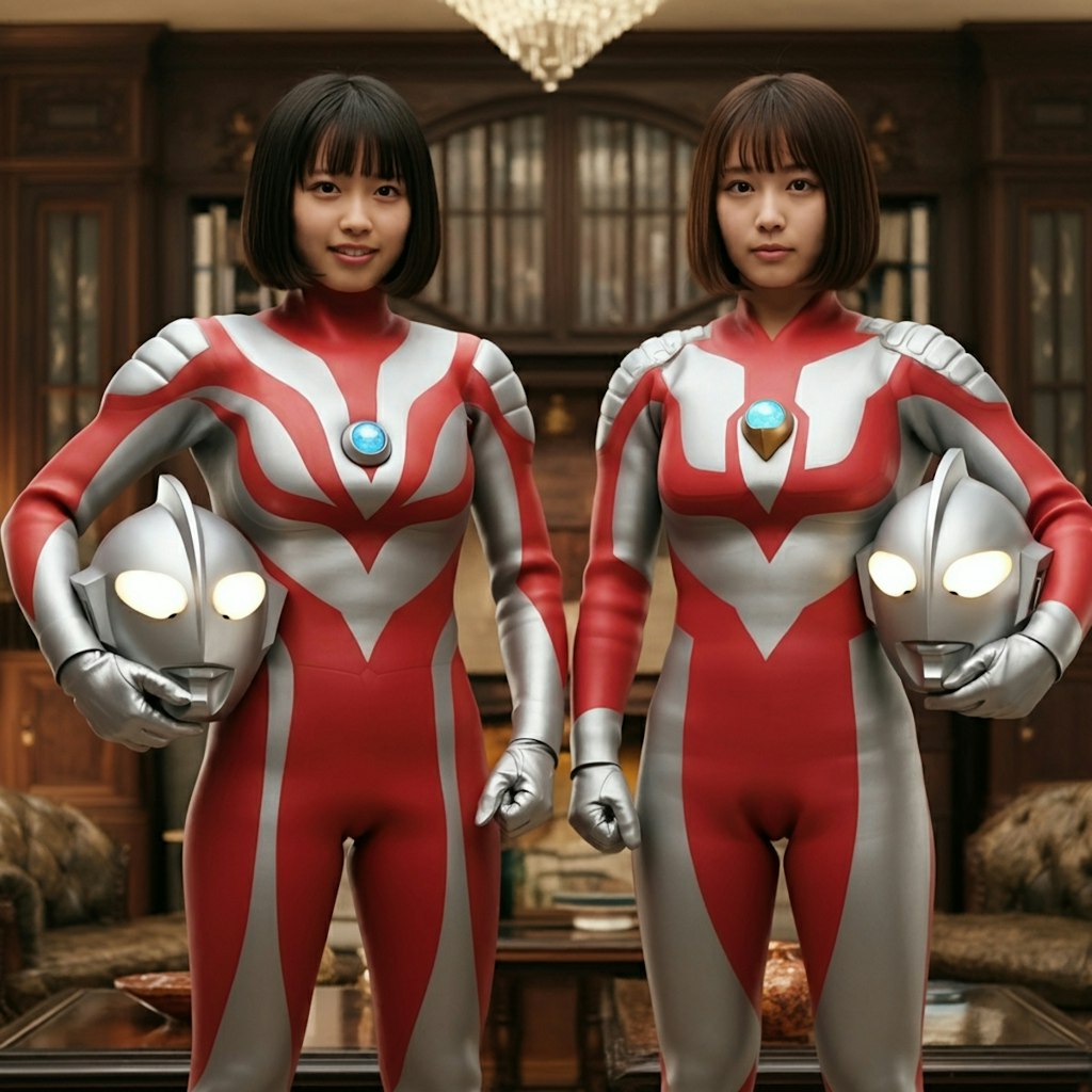 ウルトラウーマン2人