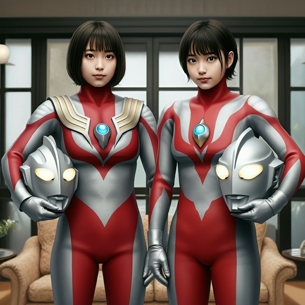 ウルトラウーマン2人