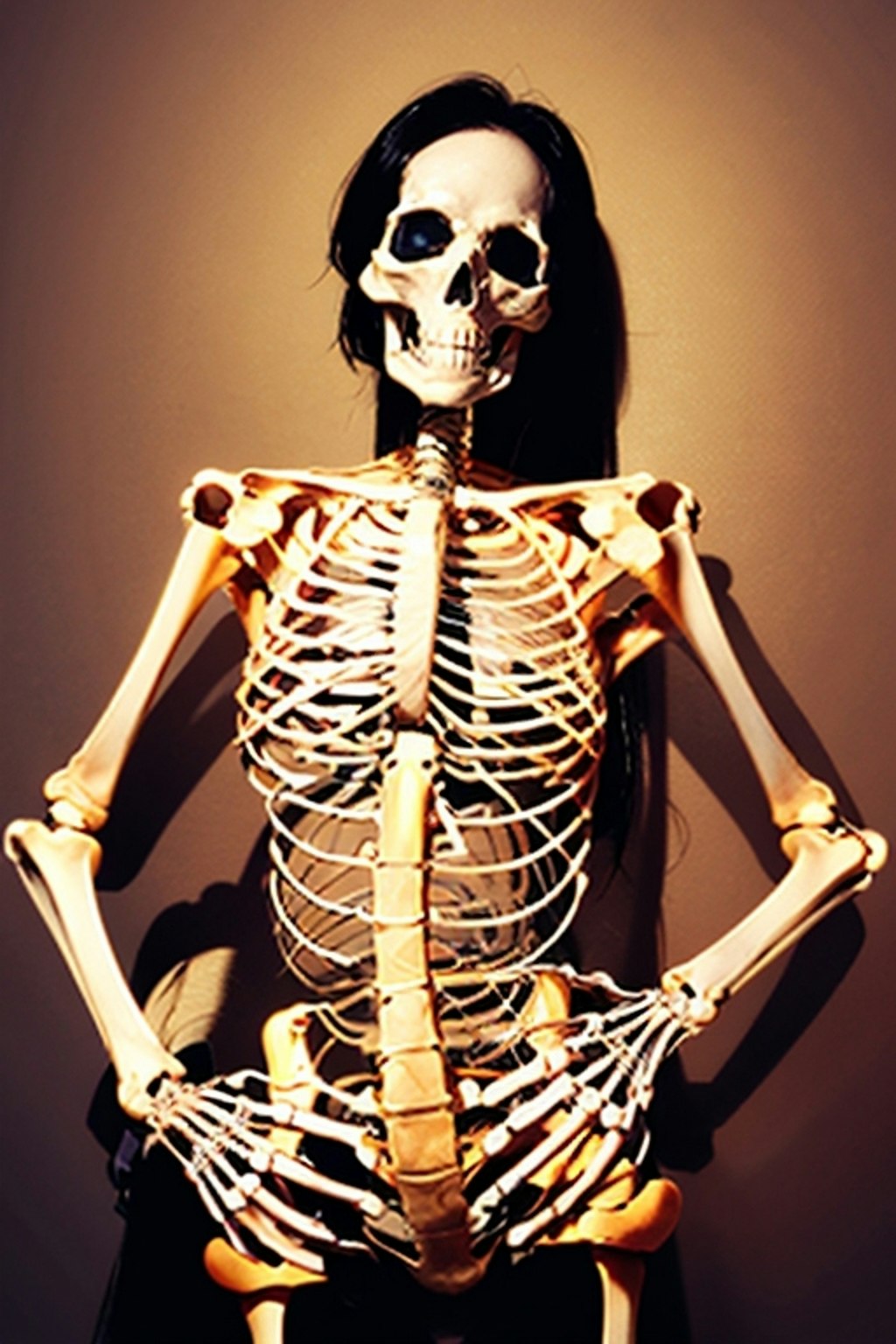 人体錬成7 男女の骨と裸の比較2