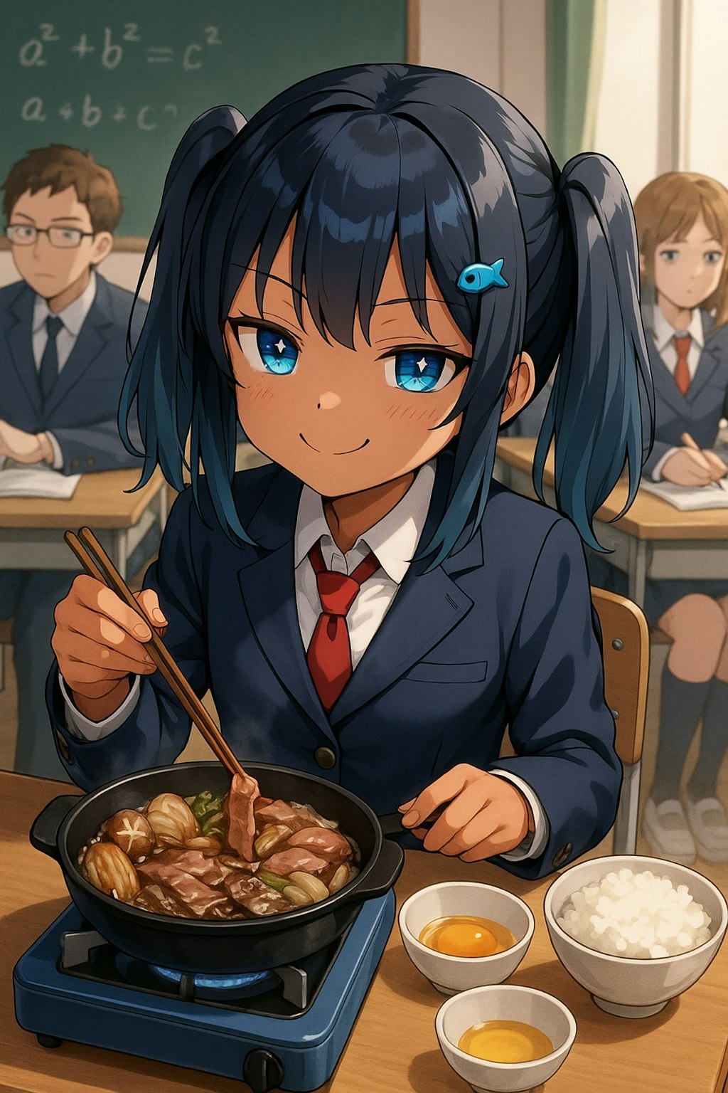 早弁するこなつちゃん