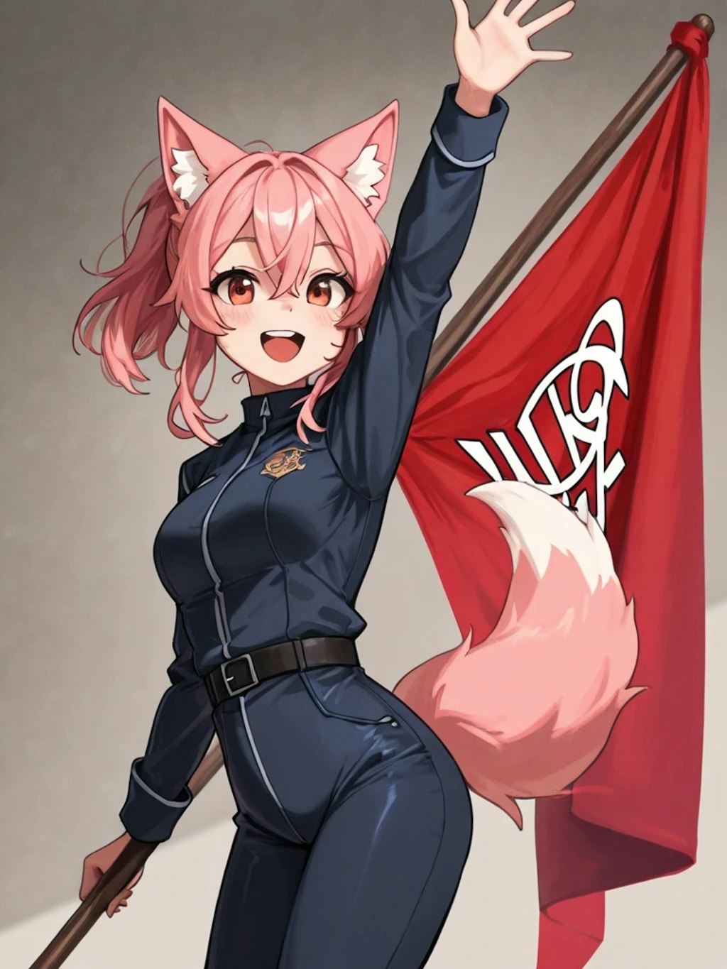 旗を振りたかった