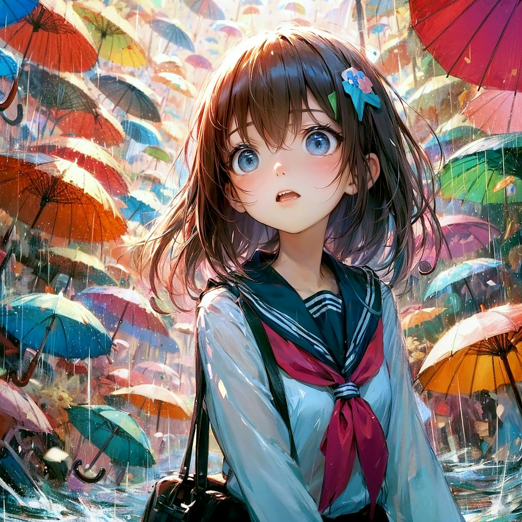 雨を呼ぶ傘