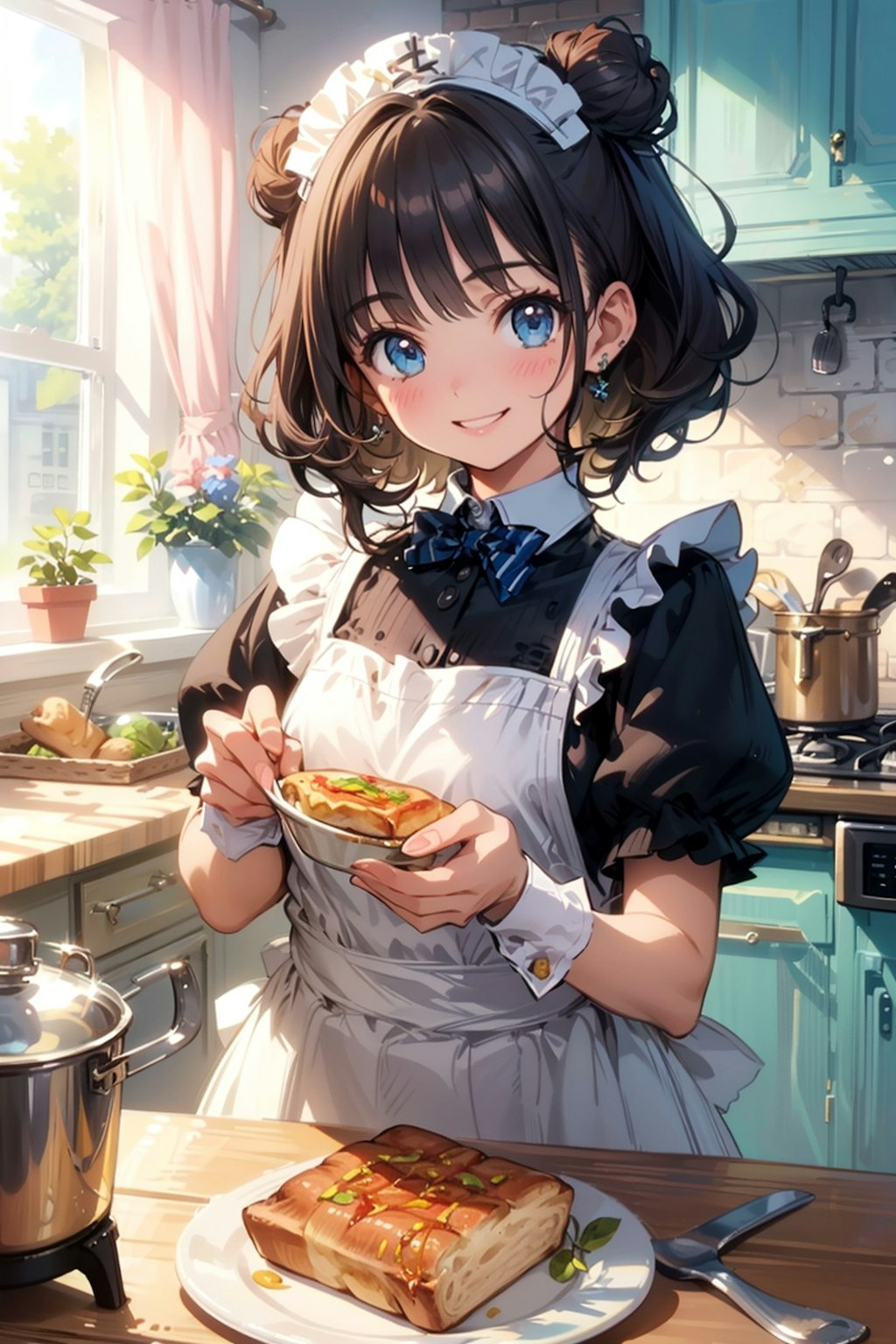 ちちぷい版メイドなおだんごちゃん🥰🥰🥰