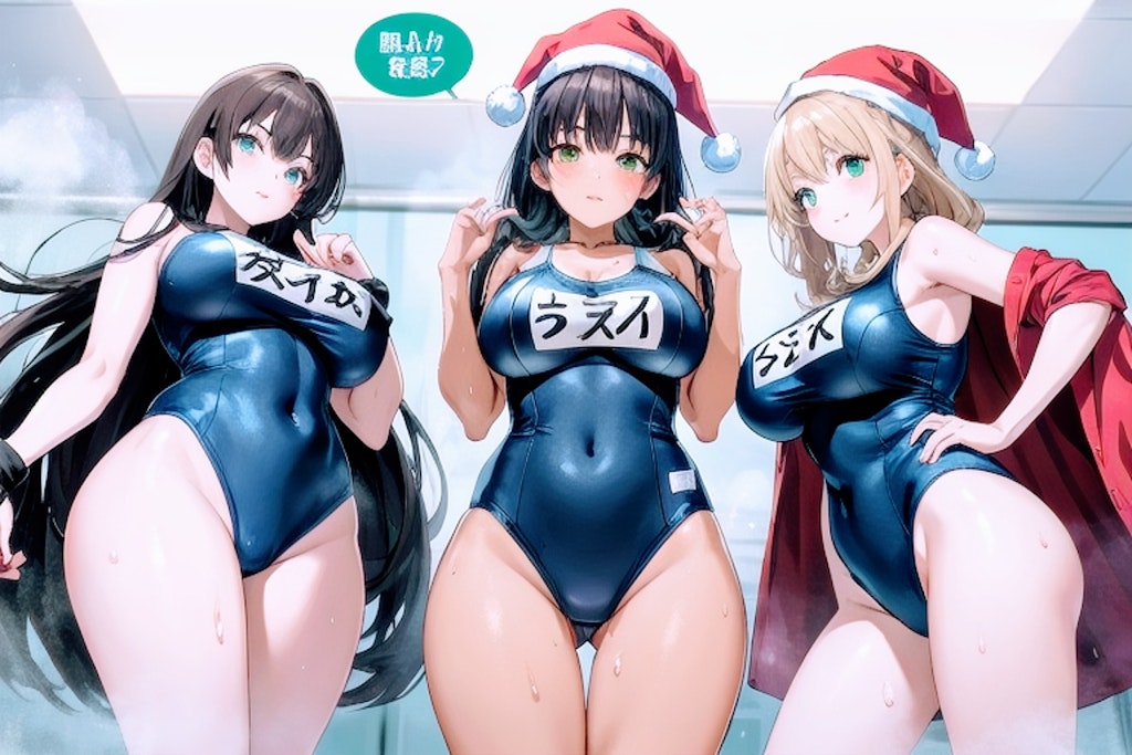 V4Bさんでクリスマス水着