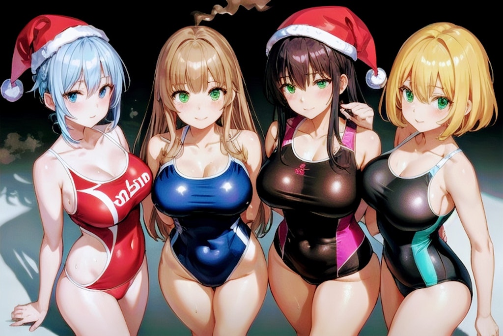 V4Bさんでクリスマス水着