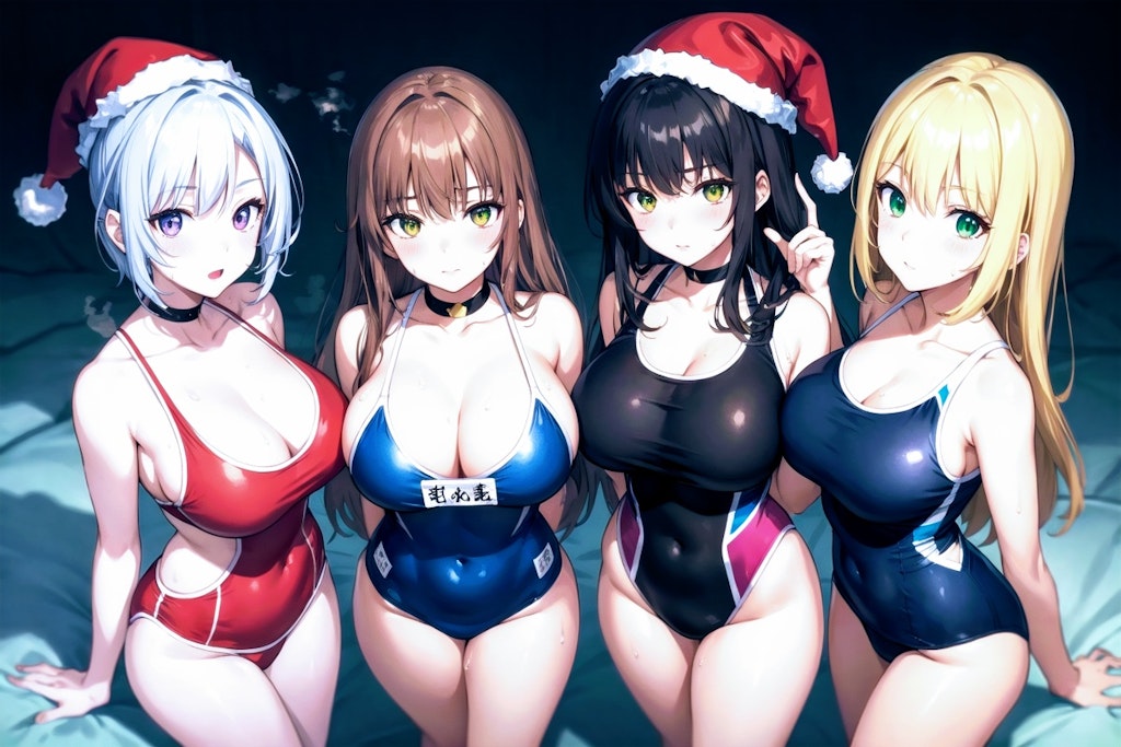 V4Bさんでクリスマス水着