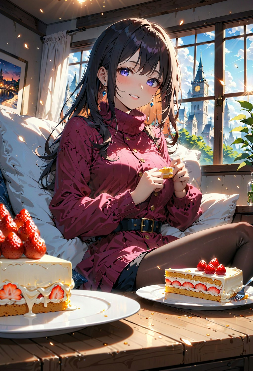 今日はケーキの日。まくらの日