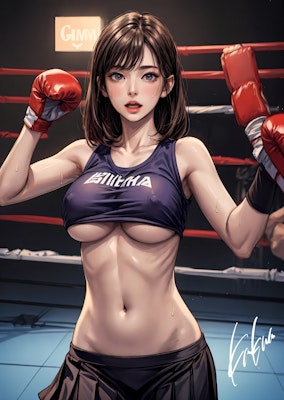 ボクシングガール／別世界の雑誌紹介