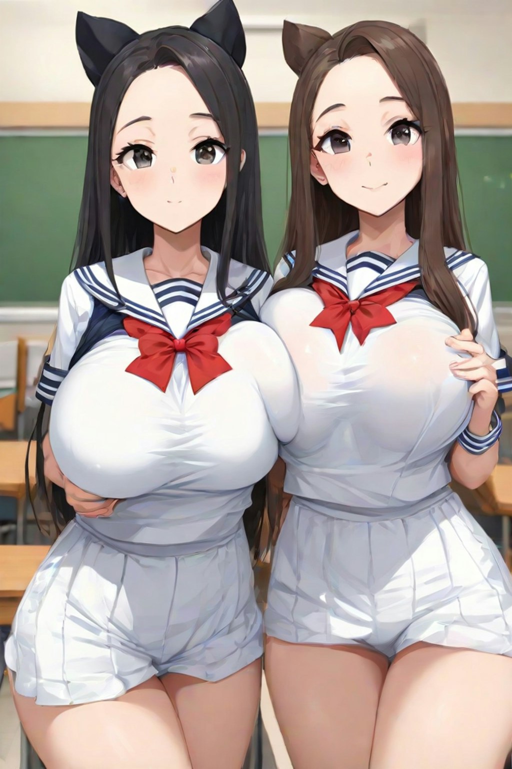 パンチラとセーラー服と女子高校生と