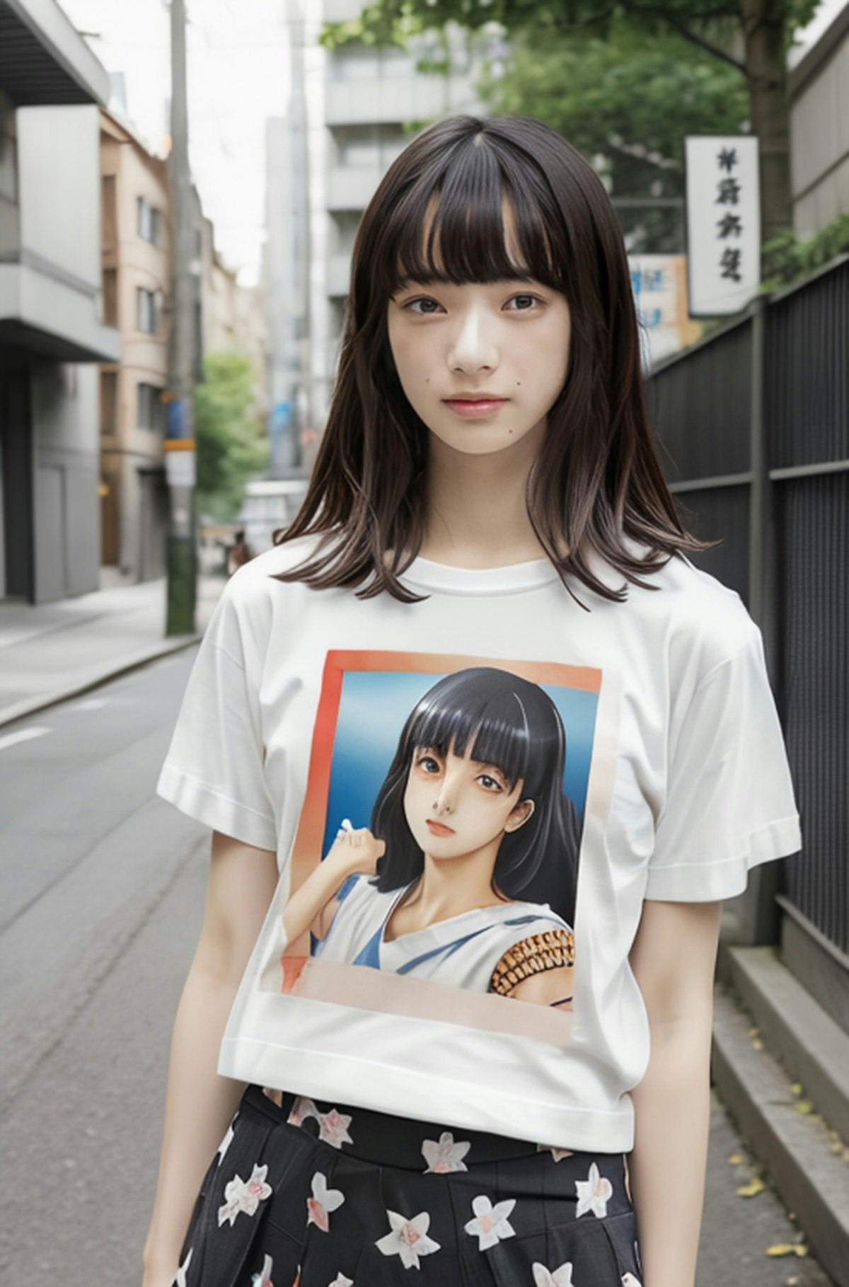 Tシャツ KN-4 | chichi-pui（ちちぷい）AIグラビア・AIフォト専用の