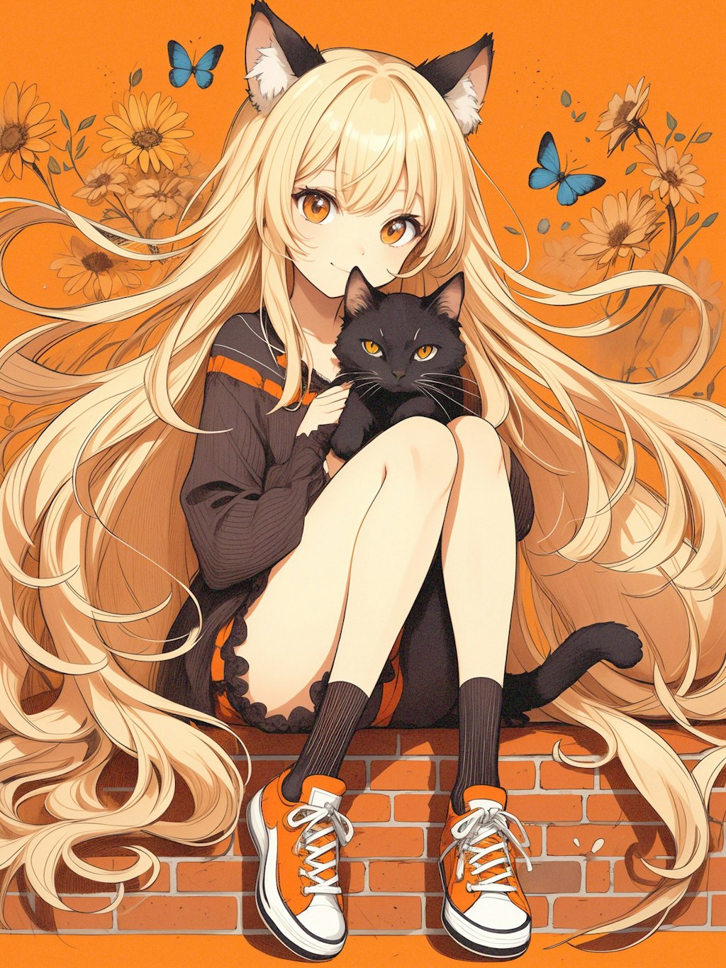 orange cat