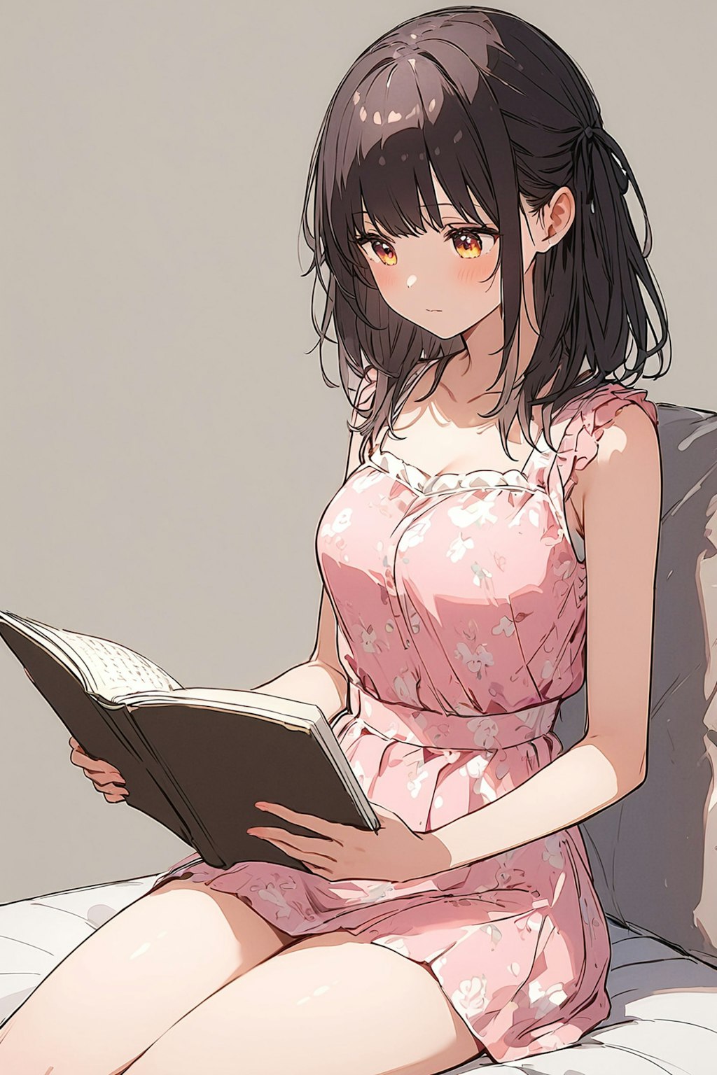 読書する女の子