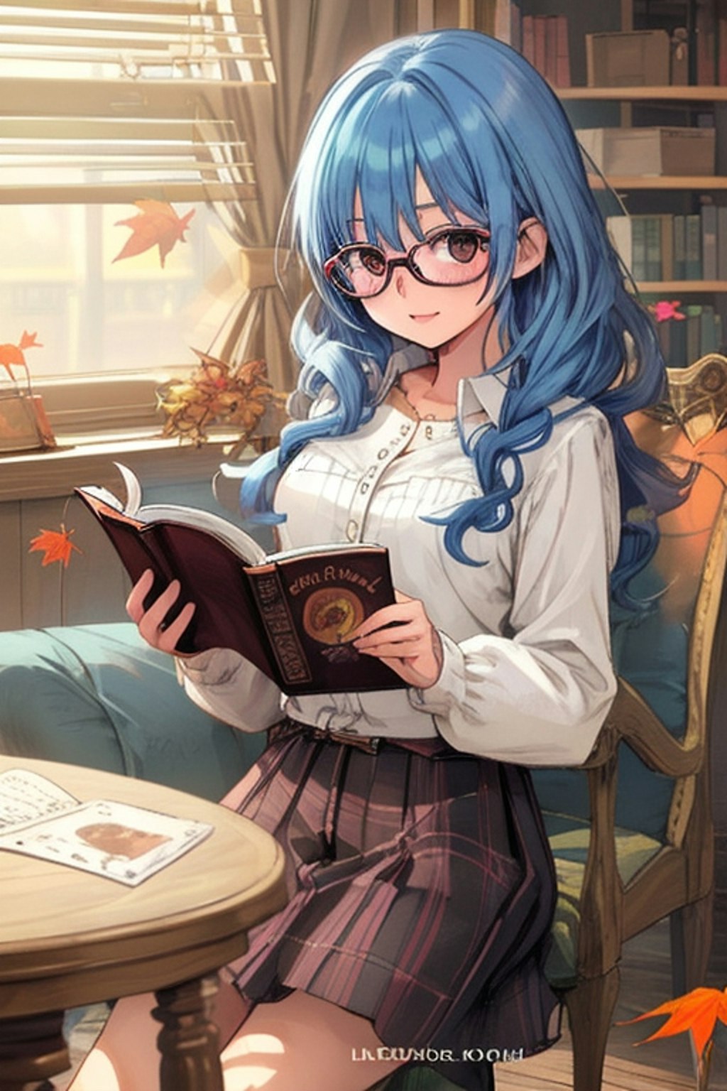 読書する女の子