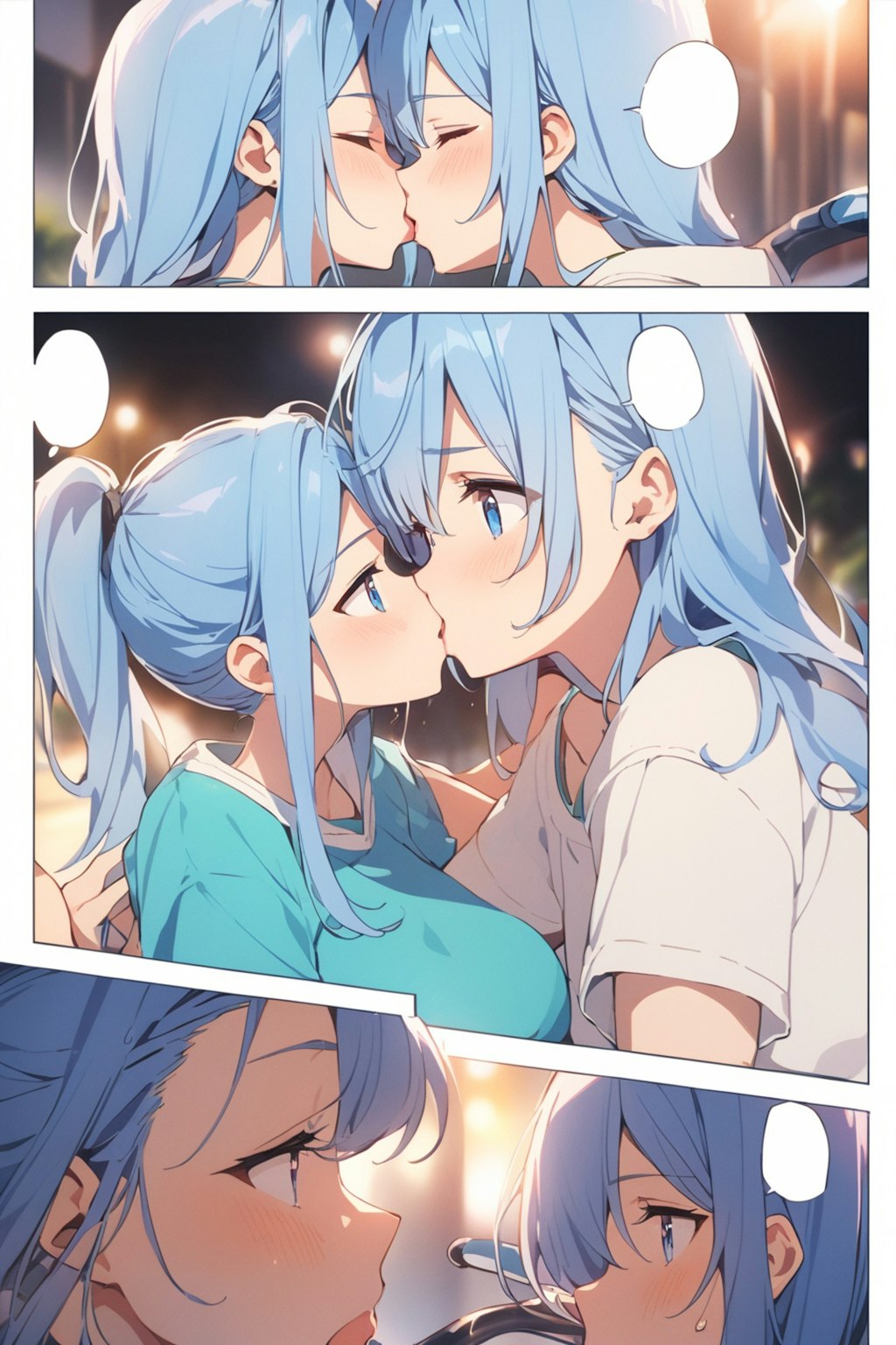 百合キス