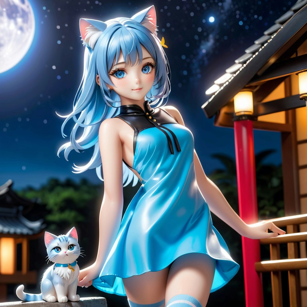 猫耳っ娘フィギュア風