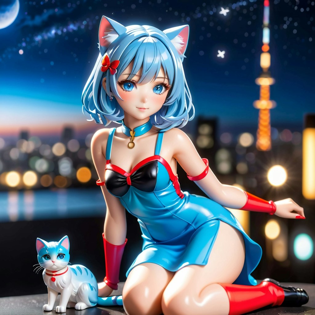 猫耳っ娘フィギュア風