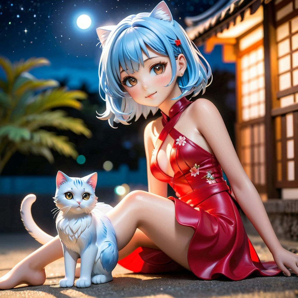 猫耳っ娘フィギュア風